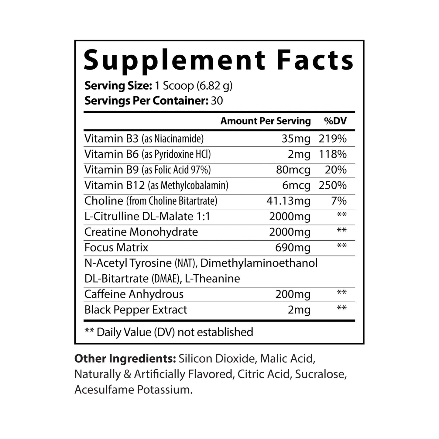 Not Nap Time - Pre-Workout Supplement, Fruit Punch (204g, 7.1oz)